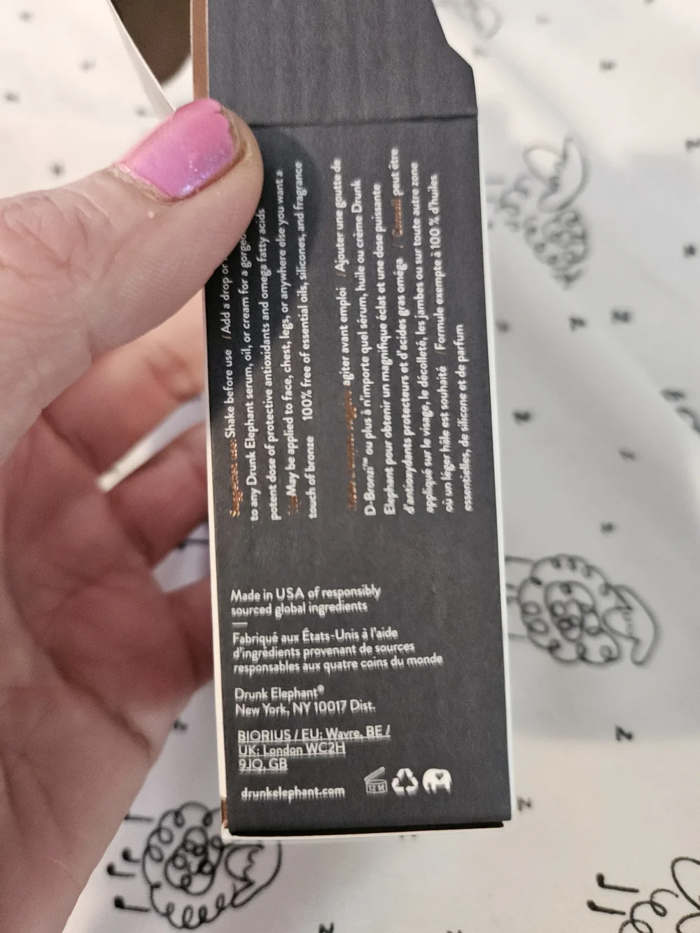 Drunk Elephant D-Bronzi Sunstick — White & Gold
